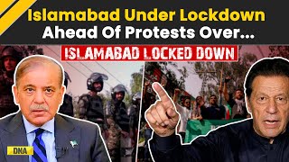 Pakistan News Islamabad Under Lockdown Ahead Of Massive PTI Protest Over Imran Khans Release [upl. by Nimrac12]