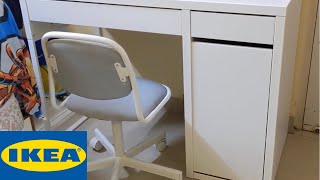 IKEA IMICKE Study Table and ORFJALL Swivel Chair Review IKEA India [upl. by Khai]