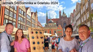 Gdańsk Jarmark Świętego Dominika 2024 Historia powstania 1260r Janina Konkel i Magdalena Gac [upl. by Natsuj]