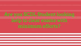 SCDL ASSIGNMENT 2020 20212023 2018 2019 SCDL EXAM PATTERNSYMBIOSIS Solved Papers Download [upl. by Ahsekyt934]