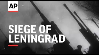 Siege of Leningrad  1944  Movietone Moment  27 January 2023 [upl. by Rector765]