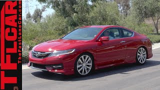 2016 Honda Accord Coupe First Drive Review Sporty amp Family Friendly [upl. by Ong]