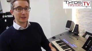 How to make your intros and endings sound more professional on Yamaha Tyros 5 [upl. by Mabelle901]