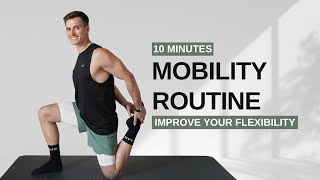 10 MIN MOBILITY ROUTINE  beginner friendly  improve your flexibility  home workout [upl. by Nnyrb]