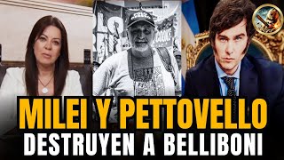 INCREÍBLE🔥MILEI y PETTOVELLO DESTRUYEN a BELLIBONI [upl. by Ailil251]