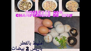 omelette aux champignons de œuf🍄آمليطة بالفطر [upl. by Laval]