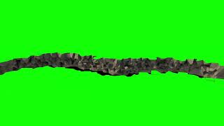 Ground crack line Green screen effect [upl. by Ecitnerp347]