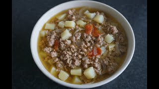 Wannabecook  Picadillo Soup [upl. by Juakn]