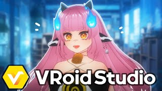 【VRoid Timelapse】Speed Sculpt of Ceceil VRoid Model in VRoid Studio [upl. by Nessi]