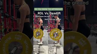 Deadlift VS Romanian deadlift [upl. by Whang]