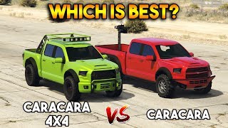 GTA 5 ONLINE  CARACARA 4X4 VS CARACARA 6X6 WHICH IS BEST [upl. by Wooldridge567]