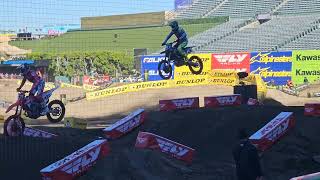 450 supercross practice media day  Lawrence Tomac Prado [upl. by Irat]