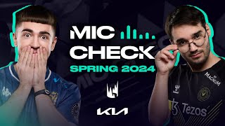 Fooling around in Playoffs  Kia Mic Check  2024 LEC Spring Week 4 [upl. by Cimbura]