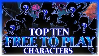 Top 10 BEST Characters For Free To Play Players  Genshin Impact [upl. by Ruthe]