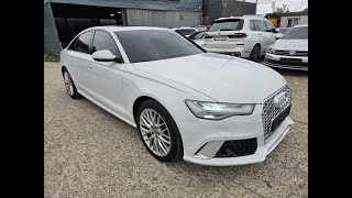 2016 AUDI A6 40 TDI QUATTRO GN107443 SMART KEY SUNROOF WHITE [upl. by Mcclimans368]