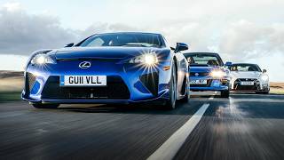 Lexus LFA v Nissan GTR Nismo v Subaru Impreza 22B Japans greatest hits [upl. by Kirsti335]