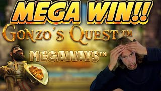 MEGA WIN GONZOS QUEST MEGAWAYS BIG WIN  Casino slot from Casinodaddy LIVE STREAM [upl. by Endres836]