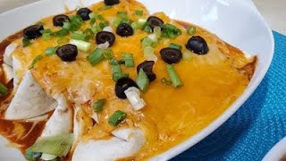 The BEST Enchirito Recipe With Mexican Rice [upl. by Arrak]