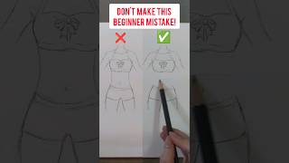 DONT make this beginner mistake How to draw slim anime female waist howtodrawanime animetutorial [upl. by Innes]