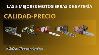 Descubre las Mejores Motosierras a batería calidad precio Bosch Ryobi Einhell Worx y Husqvarna [upl. by Anerac136]