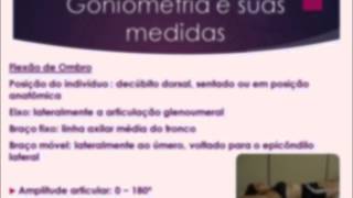 14  Avaliação de Amplitude de Movimento  Goniometria [upl. by Caresa]