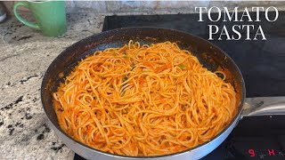 Spicy Tomato Sauce Pasta  Spaghetti With Tomato Sauce [upl. by Wun]