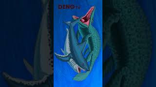 Shorts Dinosaur Drawing Mosasaurus vs Megalodon from Jurassic World [upl. by Collayer]