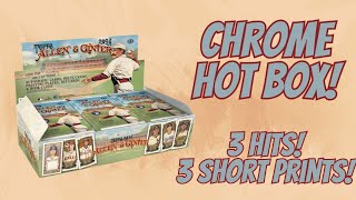 Chrome Hot Box 2024 Topps Allen and Ginter Hobby Box Review [upl. by Krever]