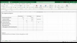 Kaufvertrag  1091  Angebotsvergleich  Rechnen mit Excel [upl. by Moreville345]