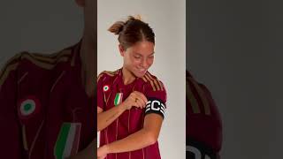 🇮🇹 MANUELA GIUGLIANO The 1st ever Italian to be nominated for the Women’s Ballon dOr 👏 asroma [upl. by Aicatan]