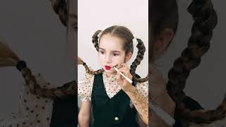 Broken doll Halloween hairstyle halloweencostume halloween2024 hairtutorial [upl. by Mckay]