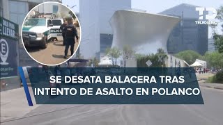 Balean a hombre cerca de Plaza Carso por intento de asalto [upl. by Graig457]