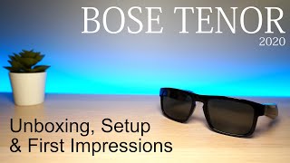 Bose Frames Audio Sunglasses  2020  Tenor  Unboxing Setup amp First Impressions [upl. by Maag]