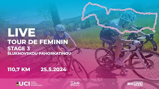 🔴 LIVE  Tour de Feminin  STAGE 3  Šluknovskou pahorkatinou [upl. by Hsaka879]