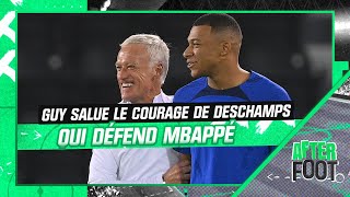 Equipe de France  Guy salue le courage de Deschamps qui défend Mbappé [upl. by Myers]