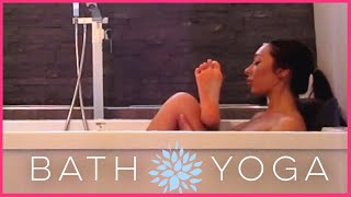 Bath Yoga  10 Minute Restorative Yoga All Levels Yoga [upl. by Lyret]