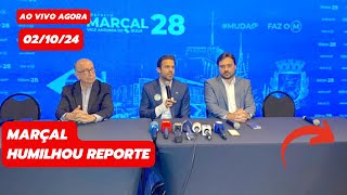 EXCLUSIVO PABLO MARÃ‡AL AO VIVO ENTREVISTA COLETIVA 021024 HOJE [upl. by Enyal213]