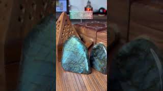 LABRADORITE crystals healing meditation peace viralvideo goviral growthmindset smokyquartz [upl. by Ultann]