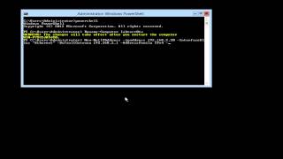 Windows Server 2012  Initial setup of server core using Powershell [upl. by Arty]