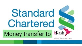 Money transfer from standard chartered apps to bkash [upl. by Reggi]