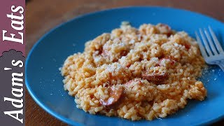 Chorizo amp roasted pepper risotto  How to make a risotto [upl. by Albers]