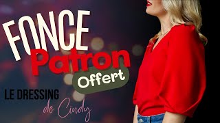 Fonce Patron Couture Débutant offert ♥ Le Dressing de Cindy [upl. by Aytnahs]