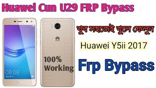 Huawei cun U29 FRP Bypass Bangla Tutorial 100 Working 2024 Huawei Y5II 2017 Google Account Unlock [upl. by Zarihs]