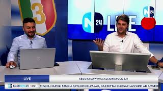 Caos arbitrale Conte a rischio deferimento scende in campo De Laurentiis 🔴 CN24 LIVE [upl. by Hennessy]