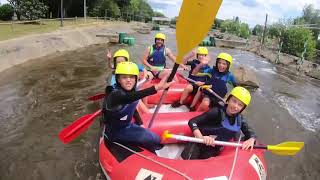 Activités nautiques à la base Sports nature de CessonSévigné [upl. by Thordis]