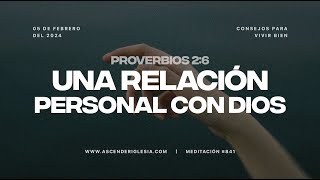 Una relación personal con Dios  Marlon Corona [upl. by Schaffer851]