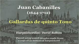 Juan Cabanilles 16441712 Gallardas de quinto Tono [upl. by Hanavas]