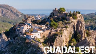 El Castell de Guadalest Spain  DJI Air 3 Cinematic Drone 4K [upl. by Enomahs]