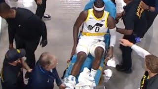 Taylor Hendricks injured vs Mavericks  Utah Jazz vs Dallas Mavericks highlights [upl. by Ahsineb]