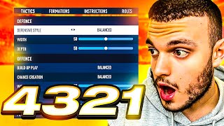 4321 Broke Fifa 23 🚨🚨 Best Fifa Meta Custom Tactics 😍😍 [upl. by Pani]